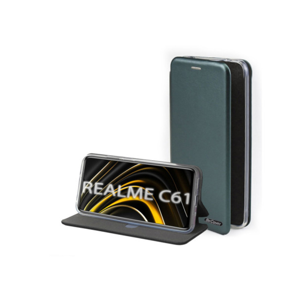 Чохол до мобільного телефона BeCover Exclusive Realme C61 Dark Green (712554)