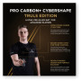 Ракетка для настільного тенісу Stiga Pro Carbon Plus Cybershape Truls Edition 5 Star FL (1215-1306-35) (932354)