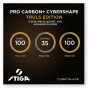 Ракетка для настільного тенісу Stiga Pro Carbon Plus Cybershape Truls Edition 5 Star FL (1215-1306-35) (932354)