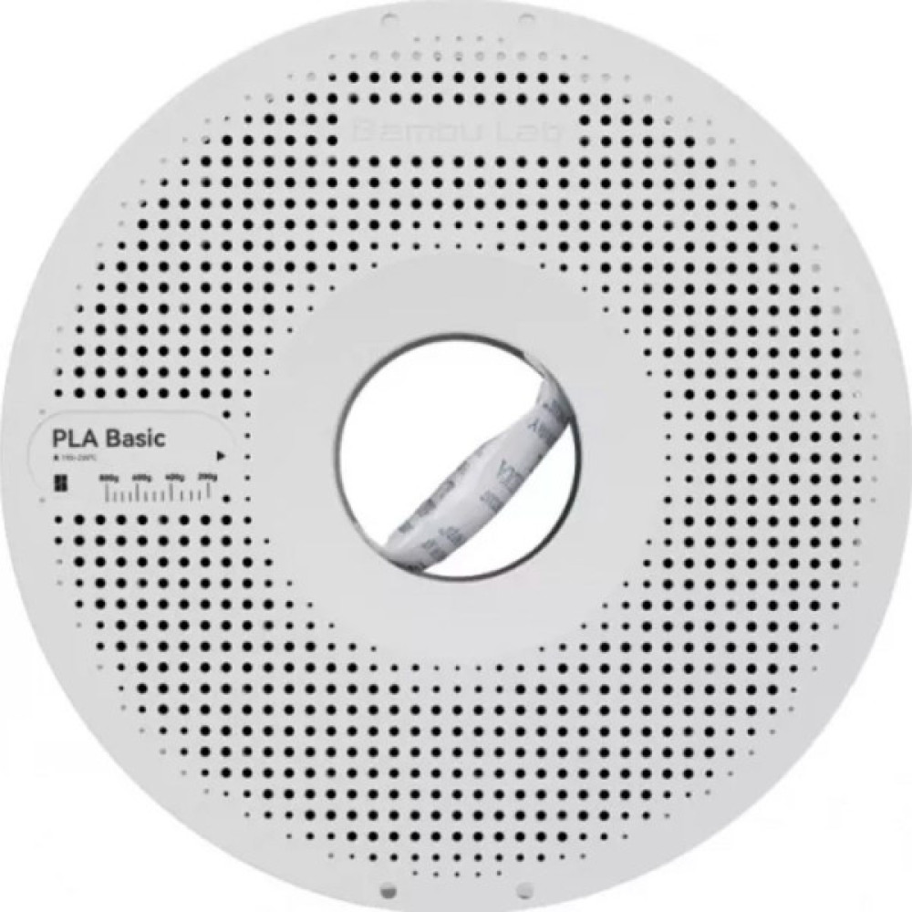 Пластик для 3D-принтера Bambu Lab PLA Basic 1кг, 1.75мм Gray (A00-D00-1.75-1000-SPL)