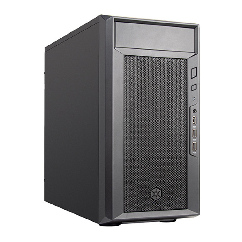 Корпус SilverStone Fara FA311-B без БЖ, 2xUSB3.0, 1xUSB2.0, 1x120мм, VGA 354мм, LCS ready, mATX, чорний