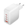 Зарядний пристрій Vention 4xUSB 140W (3xUSB-C+USB-A) PD3.1/QC3.0/GaN White (FEIW0-EU) Зарядний пристрій Vention 4xUSB 140W (3xUSB-C+USB-A) PD3.1/QC3.0/GaN White (FEIW0-EU)