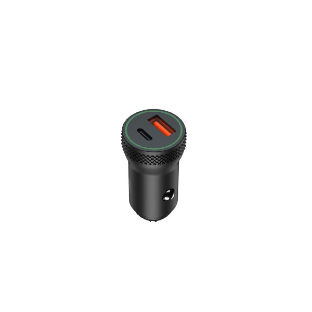 Зарядний пристрій XO 1xUSB QC3.0 + 1xUSB-C PD18W black (CC33-BK)