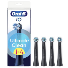 Насадка для зубної щітки Oral-B iO Ultimate Clean Black 4ct (8700216199483)