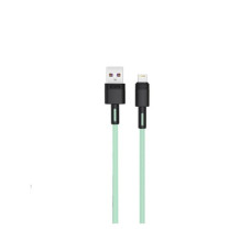 Дата кабель USB 2.0 AM to Lightning 1.0m 5A green XO (NB166-L-1-GR)