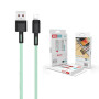 Дата кабель USB 2.0 AM to Lightning 1.0m 5A green XO (NB166-L-1-GR)