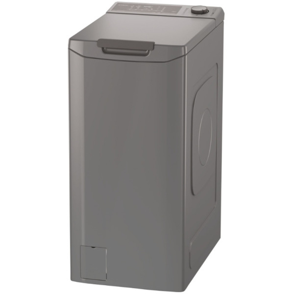 Пральна машина Candy вертикальна, 7кг, 1200, A+++, 60см, дисплей, cріблястий