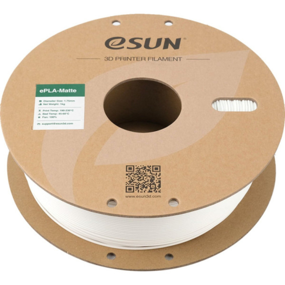Пластик для 3D-принтера eSUN ePLA-Matte, 1,75мм, 1кг, milky (ePLA-Matte-P175MW1)