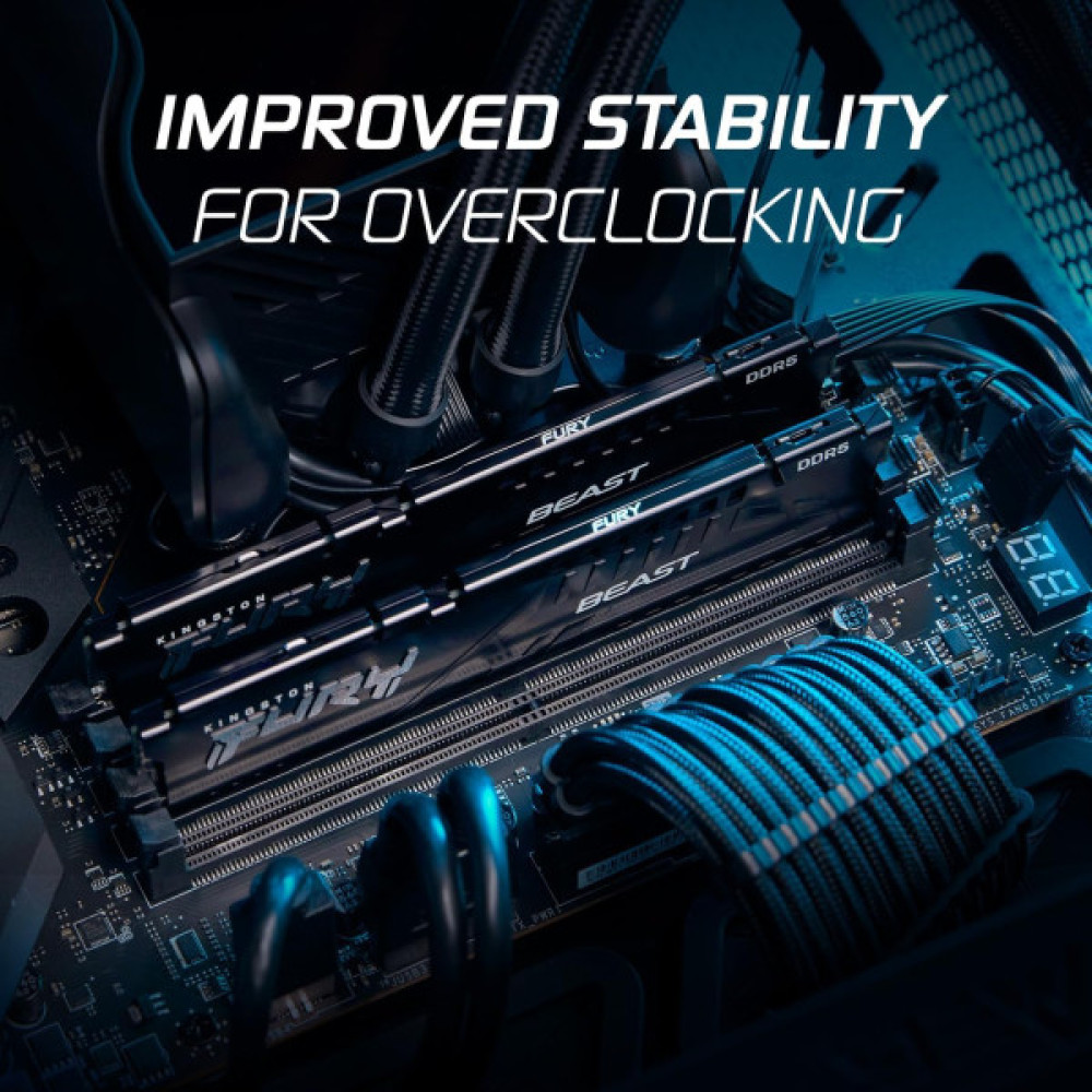 Пам'ять ПК Kingston DDR5 16GB 6000 FURY Beast  EXPO