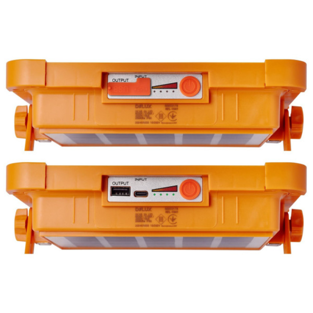 Прожектор Delux REL-1041 ( 3.7V 8000mAh) 288 LED 20Вт IP65 (90023178)