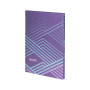 Книга записна Axent Lines А4, 96 аркушів, клітинка, бузкова (8422-583-A)