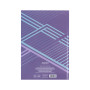 Книга записна Axent Lines А4, 96 аркушів, клітинка, бузкова (8422-583-A)