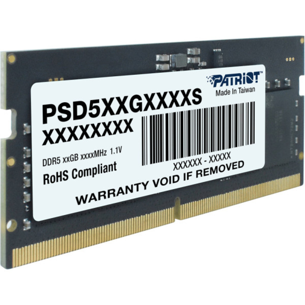 Модуль пам'яті для ноутбука SoDIMM DDR5 32GB 5600 MHz Signature Line Patriot (PSD532G56002S)