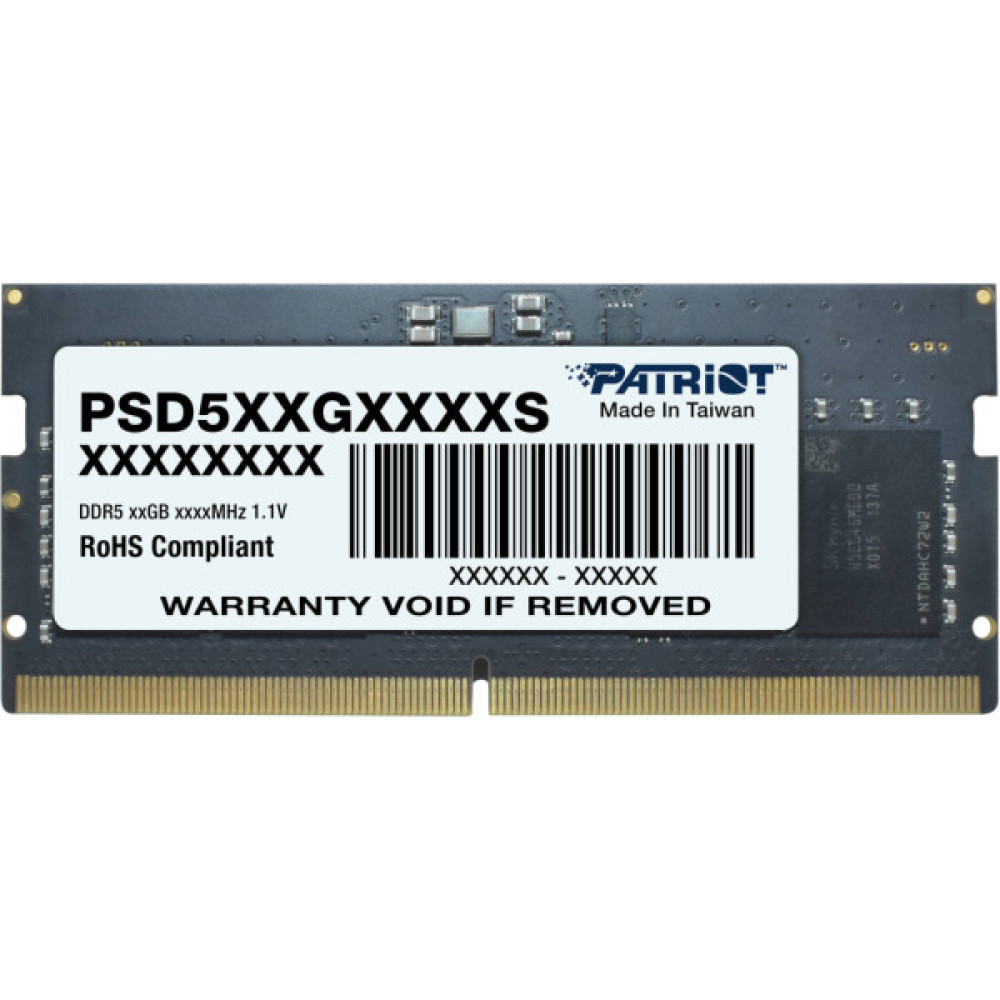 Модуль пам'яті для ноутбука SoDIMM DDR5 32GB 5600 MHz Signature Line Patriot (PSD532G56002S)