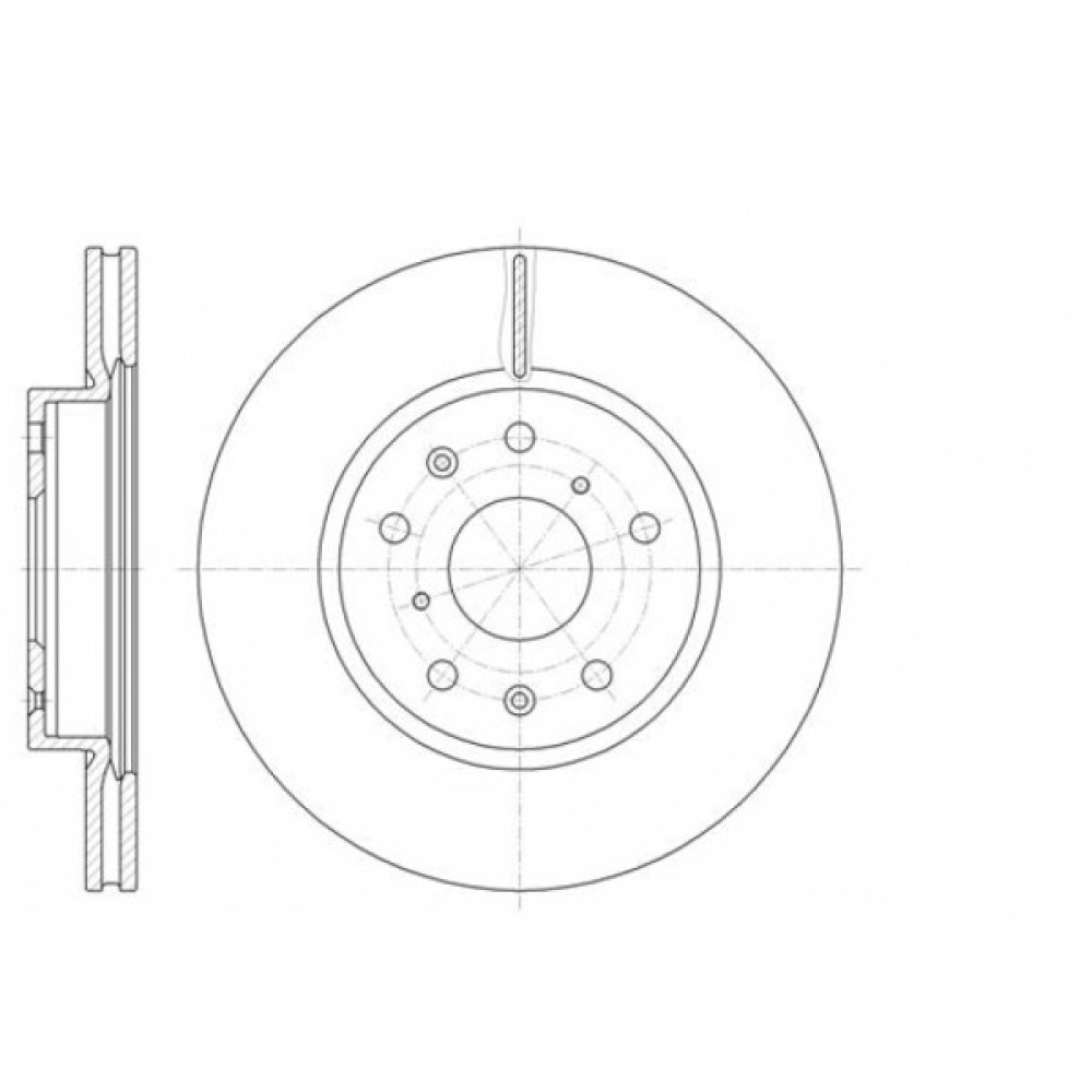 Гальмівний диск REMSA 61018.10