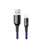 Дата кабель USB 2.0 AM to Lightning 1.0m 2.4A purple Baseus (CALCD-05)