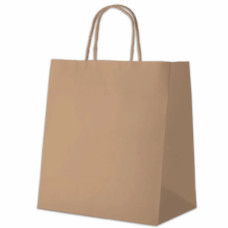 Подарунковий пакет Куверт 90 Ecobag паперовий, 30,5х17х34 см коричневий (BAG-KUV-305170340-BR/10832030000)