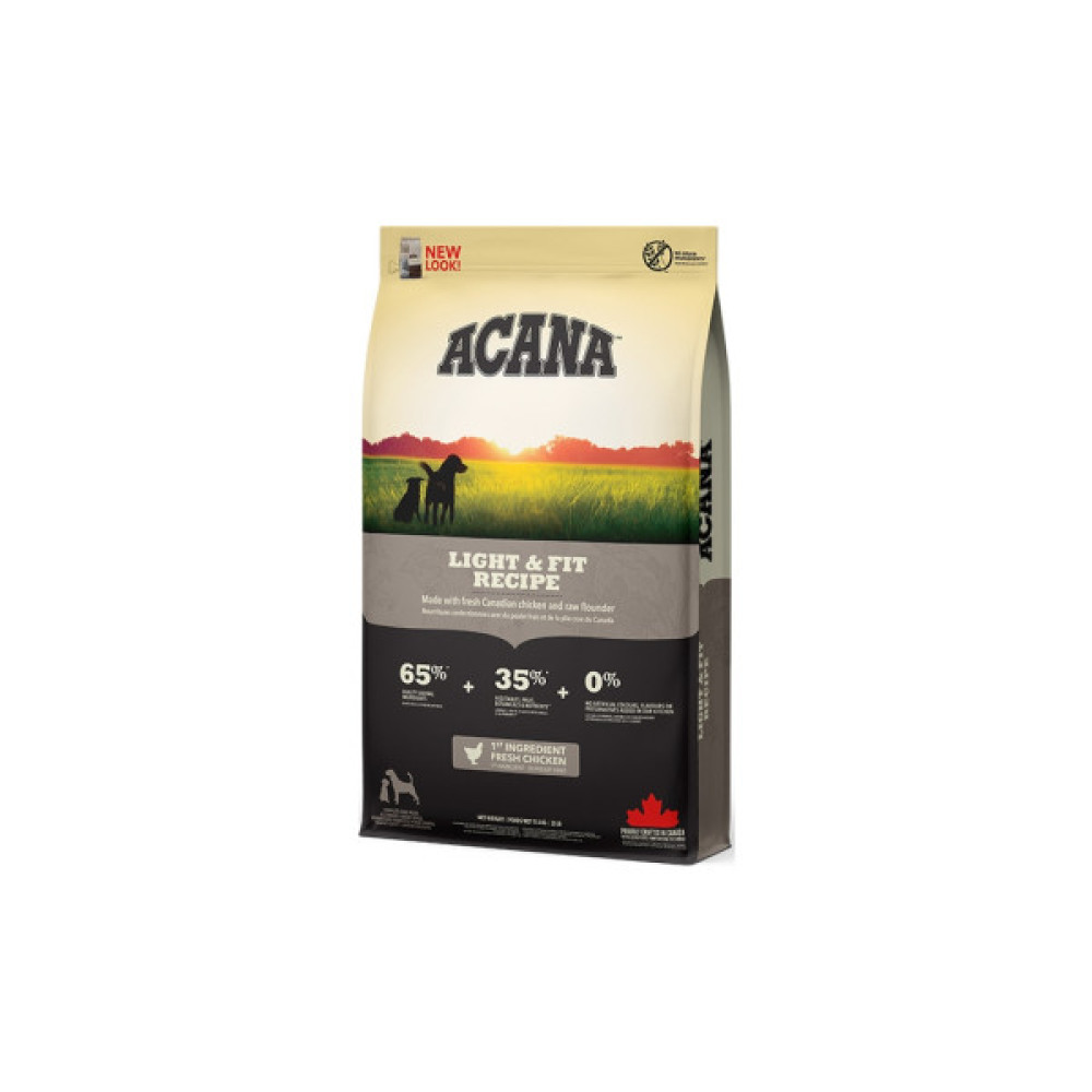 Сухий корм для собак ACANA Light&Fit Recipe 11.4 кг (0064992512118)