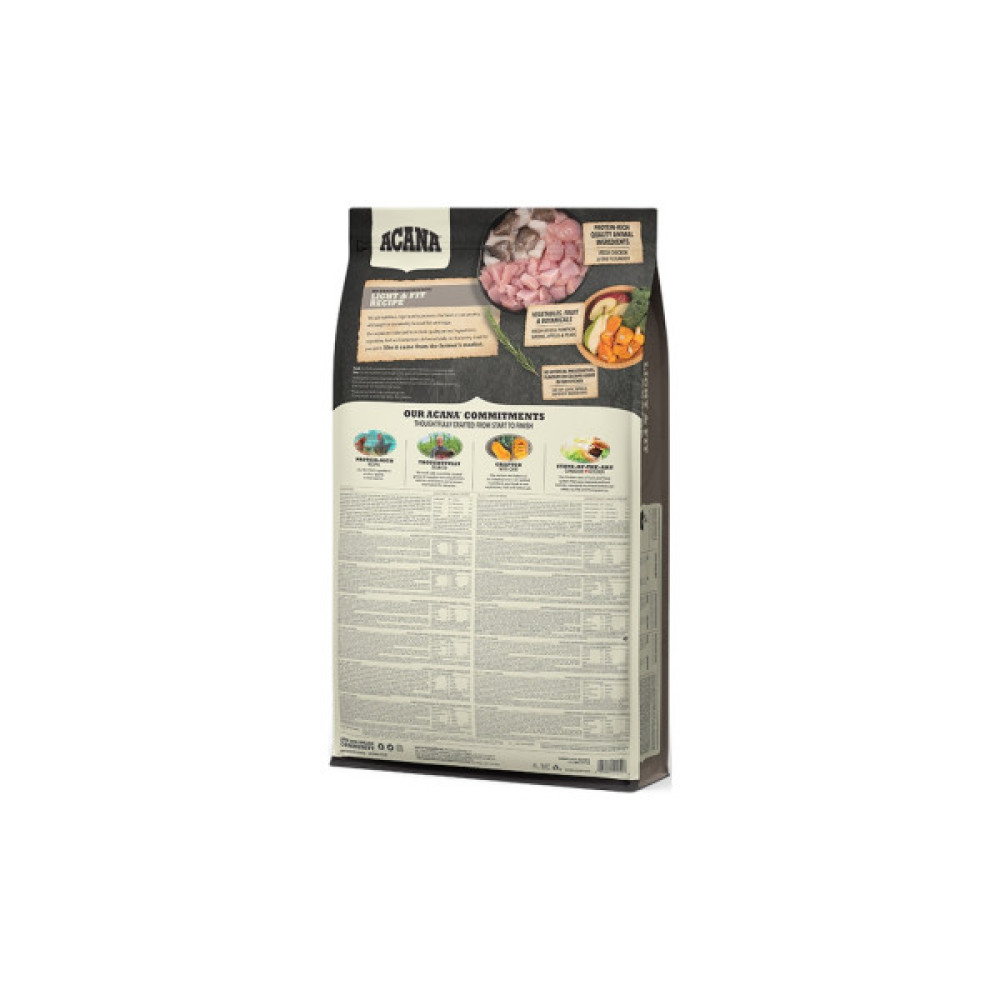 Сухий корм для собак ACANA Light&Fit Recipe 11.4 кг (0064992512118)