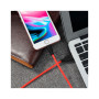Дата кабель USB 2.0 AM to Lightning 1.0m 2A silicone X21 black+red HOCO (6957531071372) Дата кабель USB 2.0 AM to Lightning 1.0m 2A silicone X21 black+red HOCO (6957531071372)