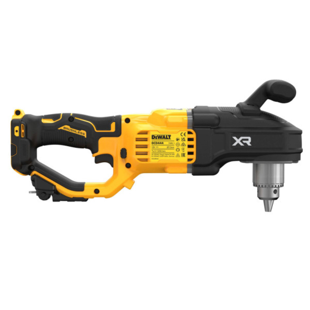 Дриль DeWALT безщітковий 18В XR Li-Ion, 233 Нм, 0-1250 об/хв (без АКБ та ЗП) (DCD444N)