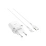 Зарядний пристрій HOCO C12Q Smart QC3.0 charger set(Micro) White (6931474716286) Зарядний пристрій HOCO C12Q Smart QC3.0 charger set(Micro) White (6931474716286)