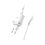 Зарядний пристрій HOCO C12Q Smart QC3.0 charger set(Micro) White (6931474716286) Зарядний пристрій HOCO C12Q Smart QC3.0 charger set(Micro) White (6931474716286)