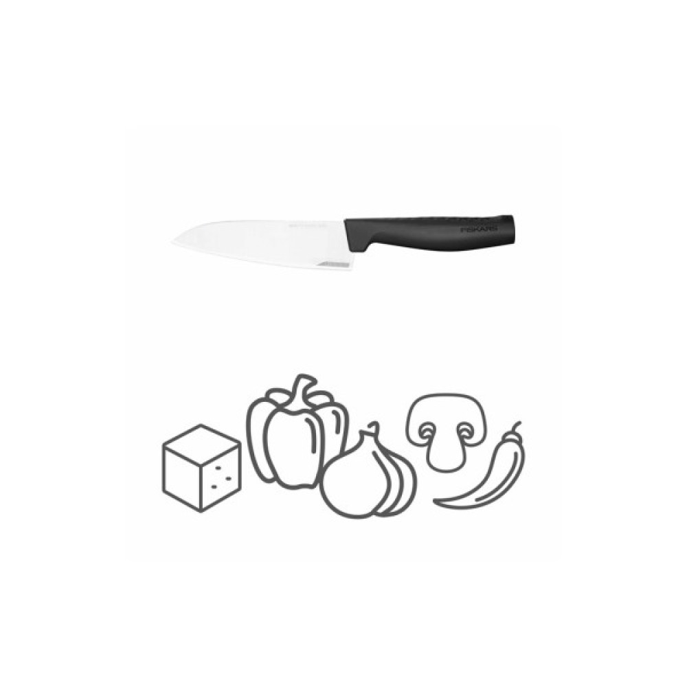 Кухонний ніж Fiskars Hard Edge шеф малий 13 см (1051749)