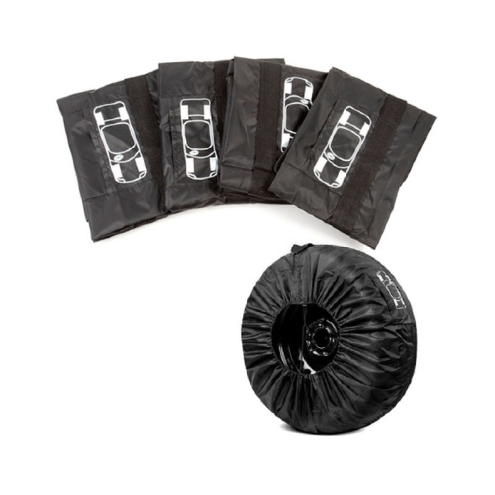 Чохол для зберігання автомобільних коліс Voltronic 4 шт діаметром 19-23 дюйми, Black