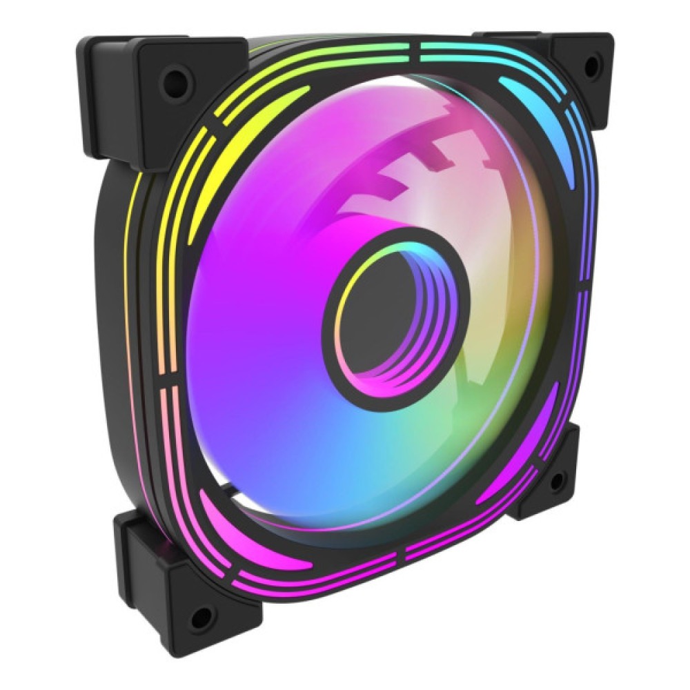 Кулер до корпусу DARKFLASH INF24 3IN1(PWM) BLACK