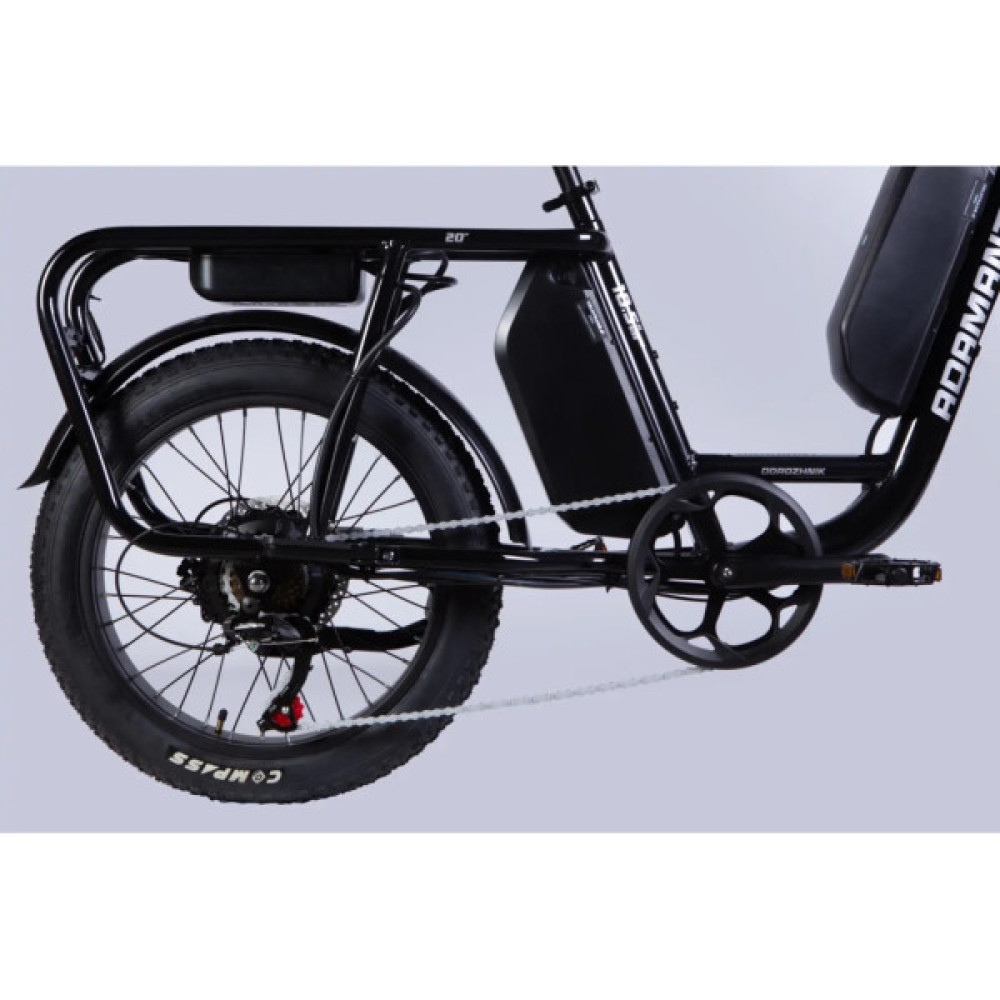 Електровелосипед Dorozhnik 20" ADAMANT HDD рама-18,5" 48B 17.5+12.5А*г 1000Вт 2026 чорний (ELB-D-20-081)