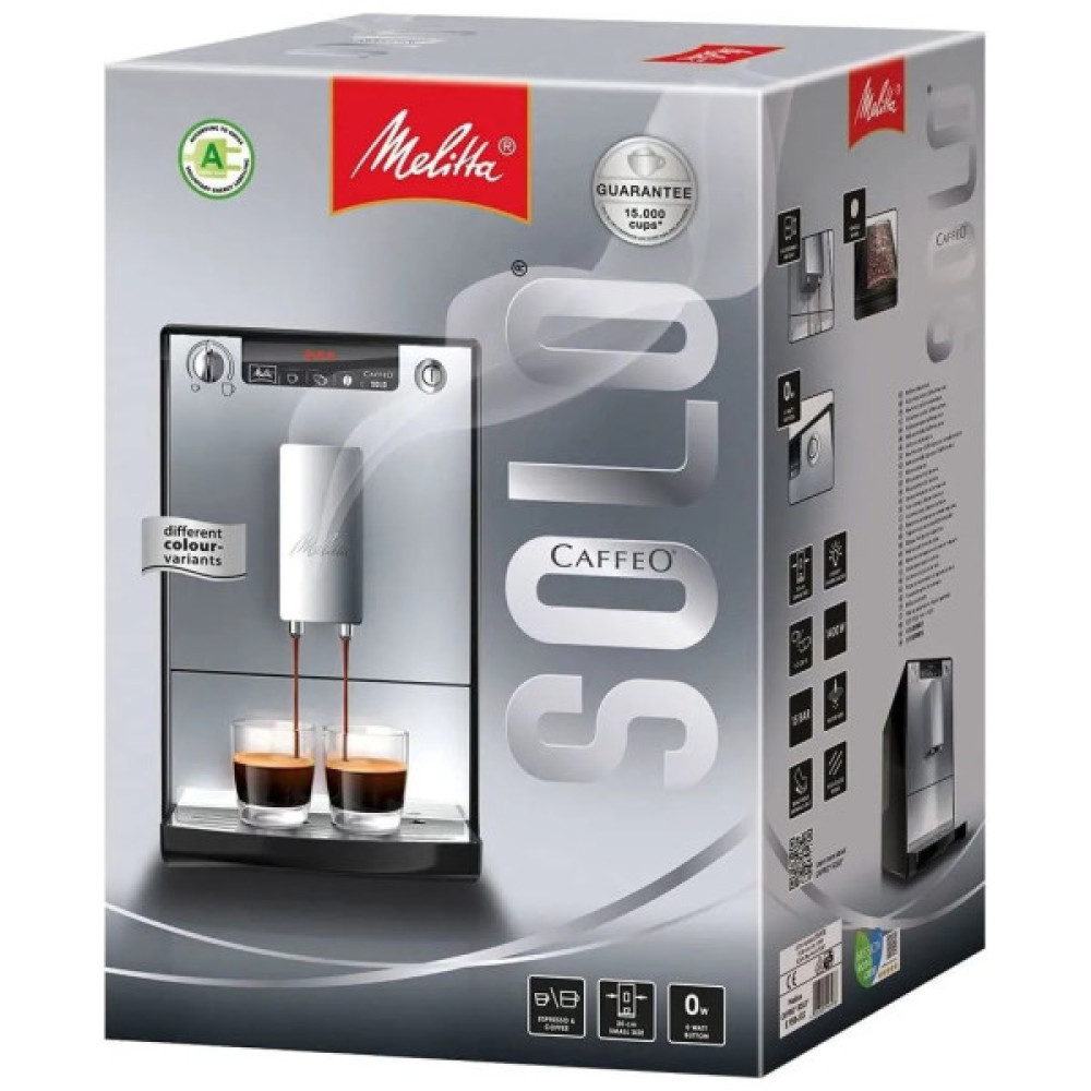 Кавомашина MELITTA Caffeo Solo Pure Black (E950-222)