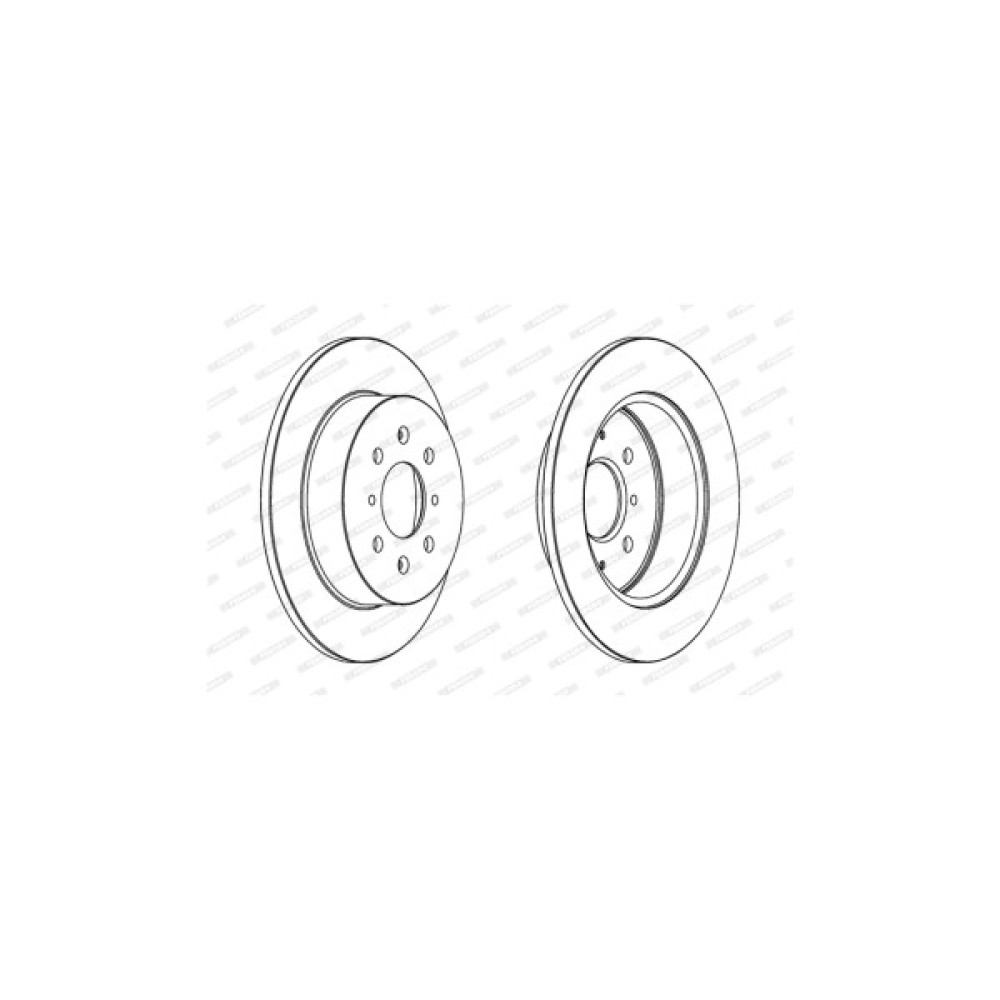 Гальмівний диск FERODO DDF1466