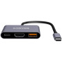 Концентратор Canyon hub DS-4 3in1 USB-C Grey (CNS-TDS4) Концентратор Canyon hub DS-4 3in1 USB-C Grey (CNS-TDS4)