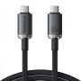 Дата кабель USB-C to USB-C 1.5m 100W USB3.2 20Gb black Baseus (P10318204111-00) Дата кабель USB-C to USB-C 1.5m 100W USB3.2 20Gb black Baseus (P10318204111-00)