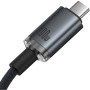 Дата кабель USB-C to USB-C 1.5m 100W USB3.2 20Gb black Baseus (P10318204111-00) Дата кабель USB-C to USB-C 1.5m 100W USB3.2 20Gb black Baseus (P10318204111-00)