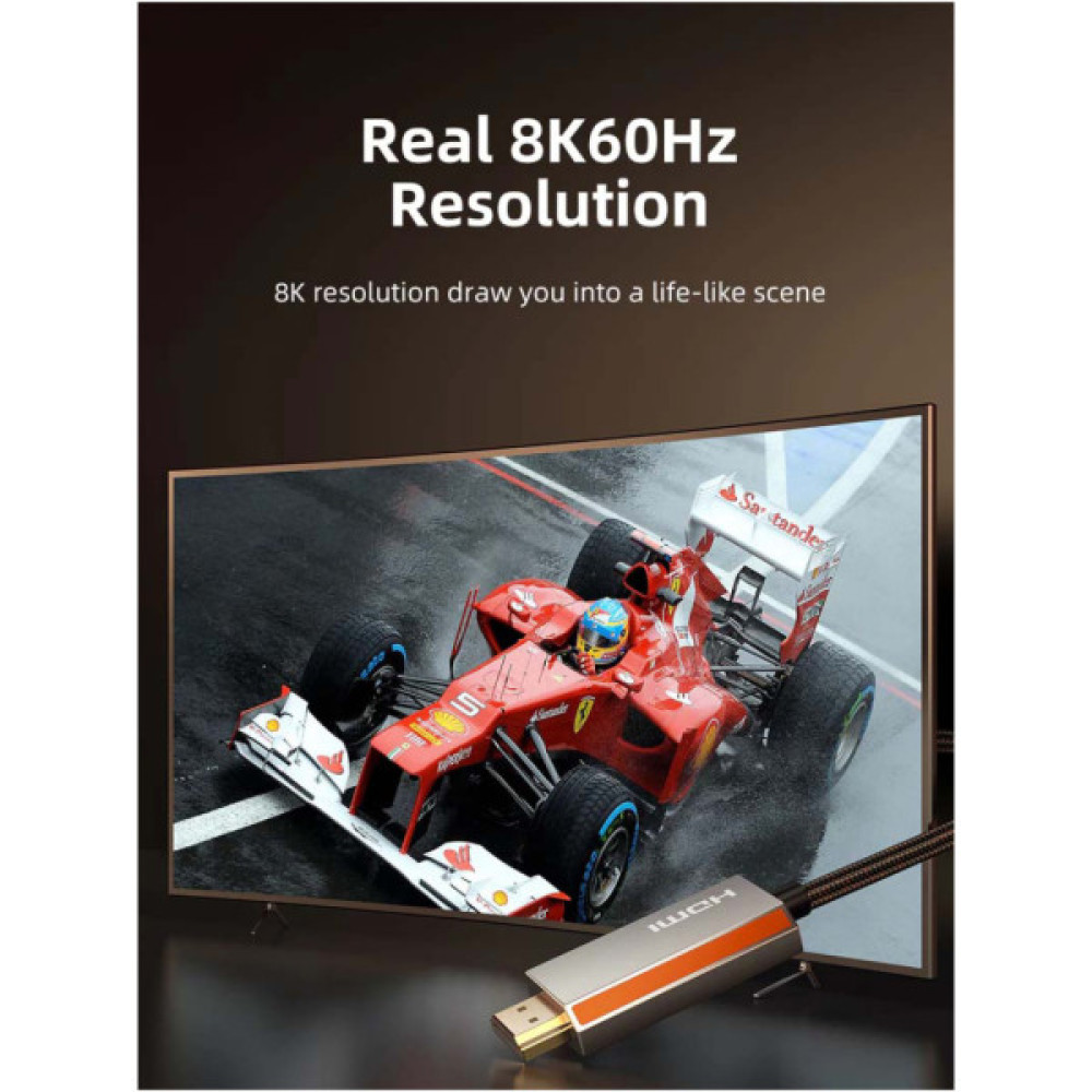 Кабель мультимедійний DisplayPort M to HDMI M 8K60Hz Cabletime (CA916405)