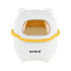 Кошик для паперів Kite Настільний контейнер для сміття, біло-помаранчевий (K24-009-8)