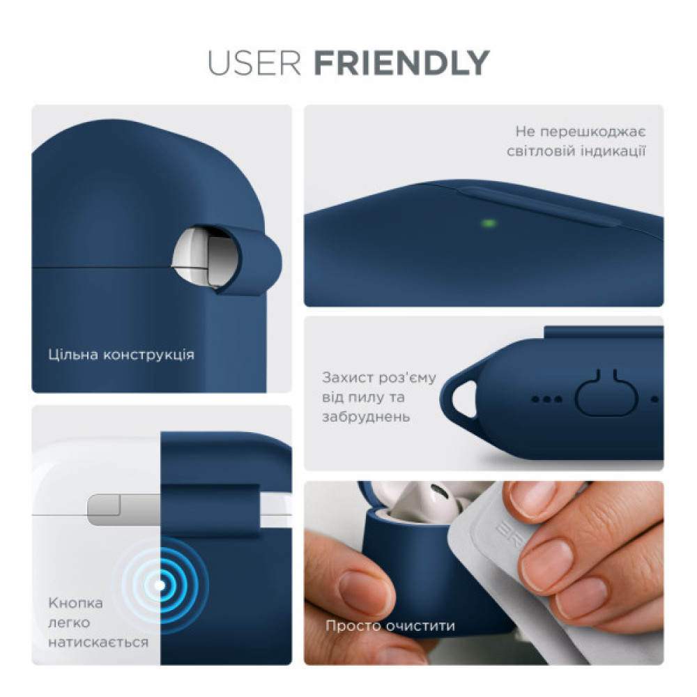 Чохол для навушників Armorstandart Hang Case For Apple AirPods Pro 3 Lake Blue (ARM88273)