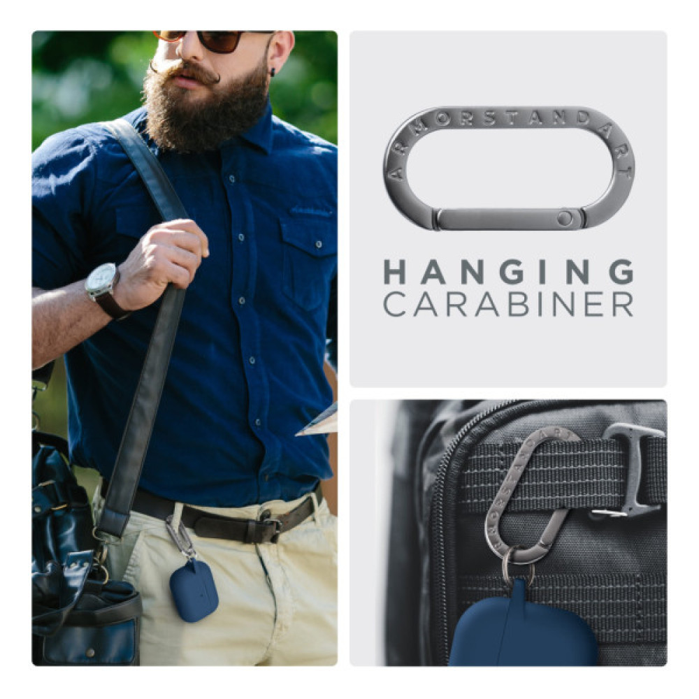 Чохол для навушників Armorstandart Hang Case For Apple AirPods Pro 3 Lake Blue (ARM88273)