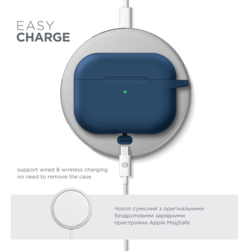 Чохол для навушників Armorstandart Hang Case For Apple AirPods Pro 3 Lake Blue (ARM88273)