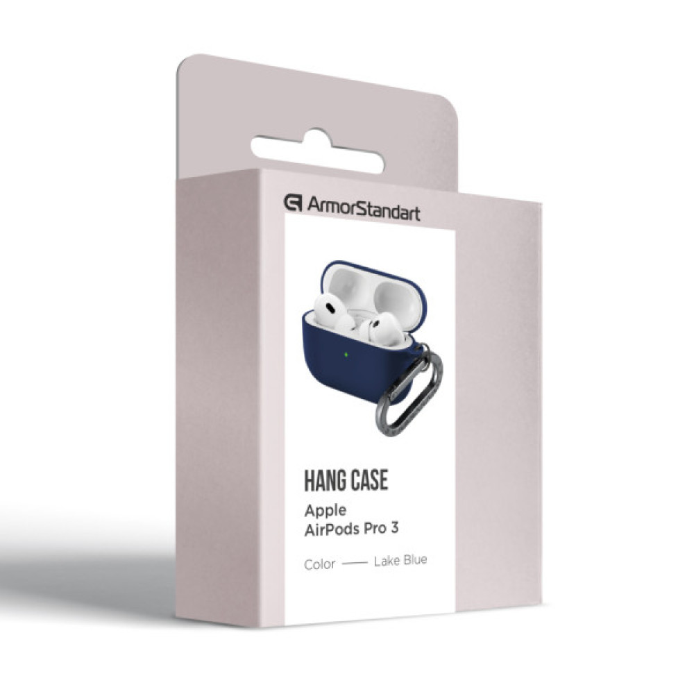 Чохол для навушників Armorstandart Hang Case For Apple AirPods Pro 3 Lake Blue (ARM88273)