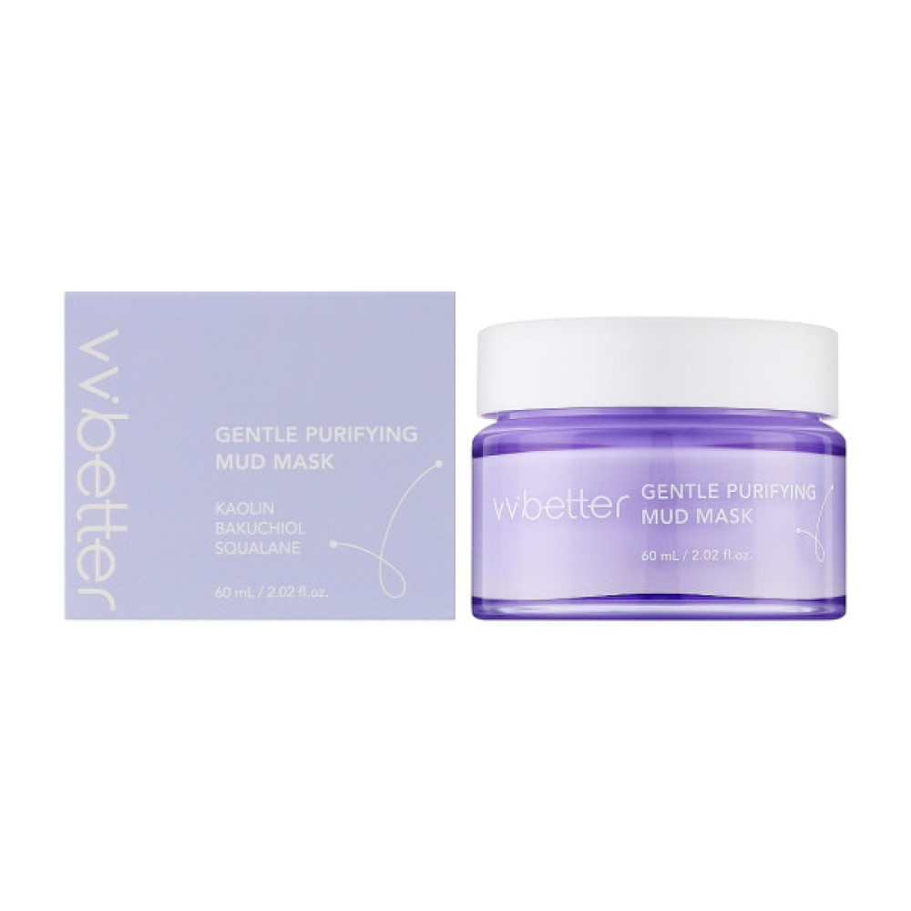 Маска для обличчя VVBetter Gentle Purifying Mud Mask Грязьова 60 мл (8809639177655)