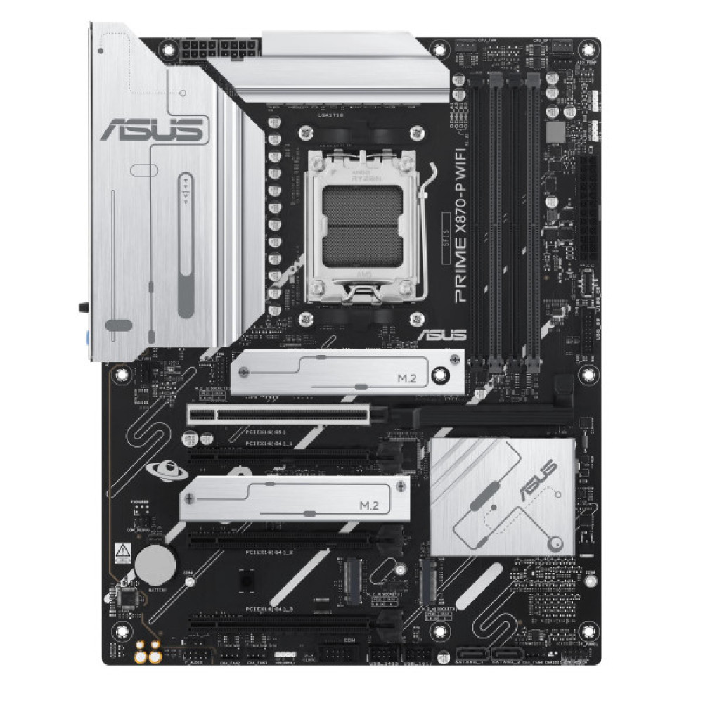 Материнcька плата ASUS PRIME X870-P WIFI sAM5 X870 4xDDR5 M.2 HDMI Wi-Fi BT ATX