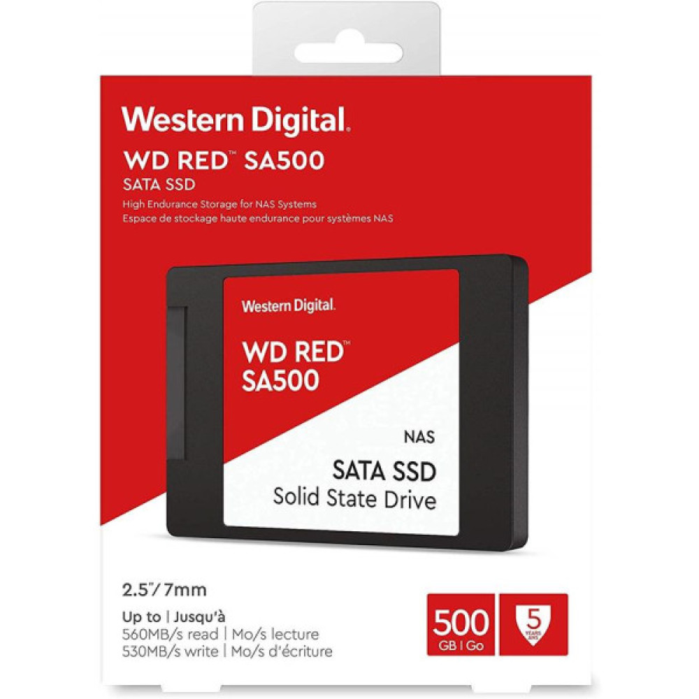Накопичувач SSD WD 2.5"  500GB SATA Red SA500