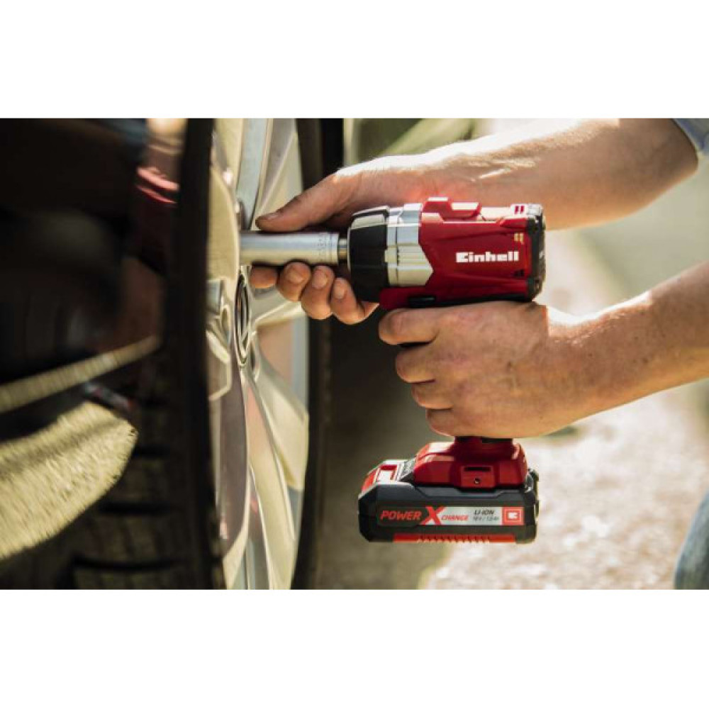 Гайковерт ударний Einhell Professional TP-CW 18LI BL - Solo безщітковий PXC 18В 2900об·хв 215Нм 1.1кг без АКБ та ЗП