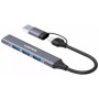 Концентратор Canyon hub DS-02 4in1 USB-A/C Grey (CNS-TDS02G) Концентратор Canyon hub DS-02 4in1 USB-A/C Grey (CNS-TDS02G)