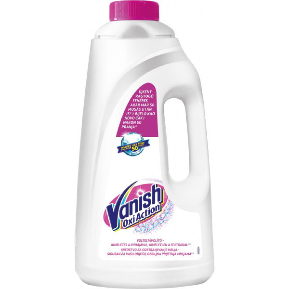 Засіб для видалення плям Vanish Oxi Action Кришталева білизна 2 л (5997321747835/5900627081879/5908252018055)