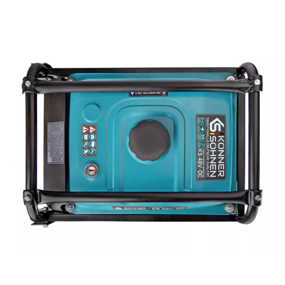 Генератор постійного струму бензиновий Konner&Sohnen KS 48V-DC, 3.3кВт, 48-54B, 70А, електростартер, 36.5кг