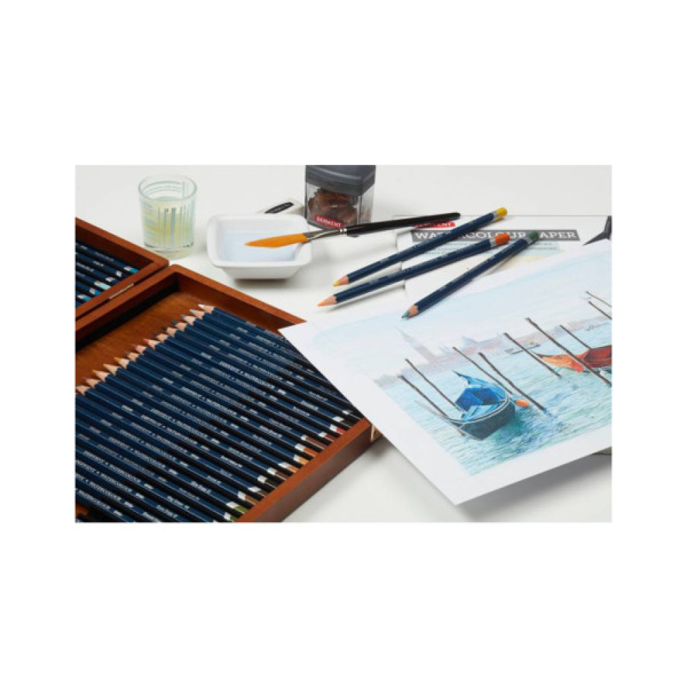 Олівці кольорові Derwent Watercolour акварельні, 72 кол. в метал. коробці (5010255784544)